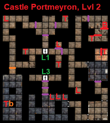 Castle Portmeyron, Lvl 2