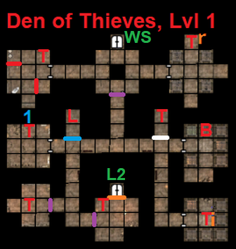 Den of Thieves, Lvl 1