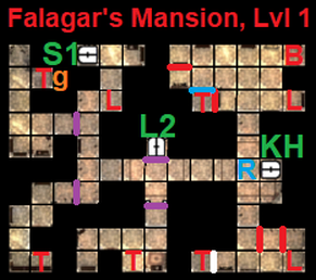 Falagar's Mansion, Lvl 1
