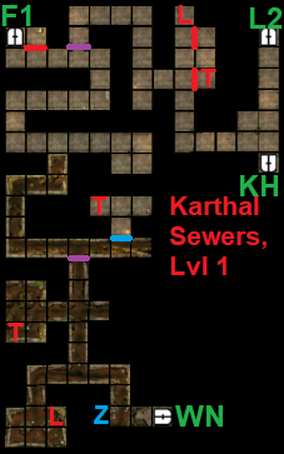 Karthal Sewers, Lvl 1