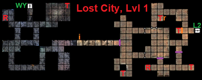 Lost City, Lvl 1